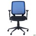 Online Alum Chair, black mesh seat / blue mesh back