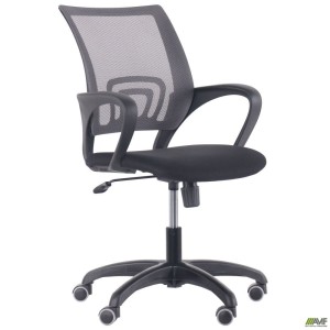 Web chair, black seat/grey mesh back