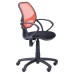 Bite/AMF-4 chair, black mesh seat / orange mesh back