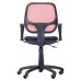 Bite/AMF-4 chair, black mesh seat / orange mesh back