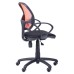 Bite/AMF-4 chair, black mesh seat / orange mesh back