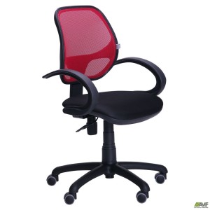 Bait/AMF-5 chair, black seat/red mesh back