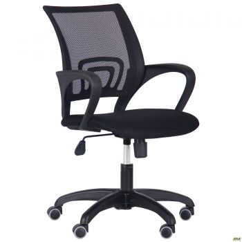 Web chair, black mesh
