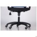 Web chair, black seat/blue mesh back