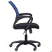 Web chair, black seat/blue mesh back