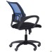 Web chair, black seat/blue mesh back