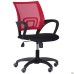 Web chair, black seat/red mesh back