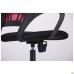 Web chair, black seat/red mesh back