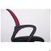 Web chair, black seat/red mesh back