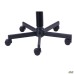 Gras stool on casters black