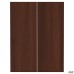 Panel door MG-702 (796x1054mm) dark walnut