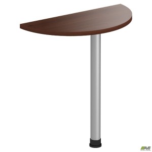 MG-302 corner add-on desk (720xR360x750mm), dark walnut