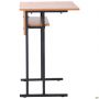Auditorium single desk with shelf, growth group 6 (700x500x760mm), beech