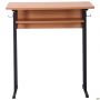 Auditorium single desk with shelf, growth group 6 (700x500x760mm), beech