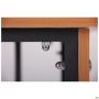 Auditorium single desk without shelf, growth group 6 (700x500x760mm), beech