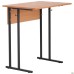 Auditorium single desk without shelf, growth group 6 (700x500x760mm), beech