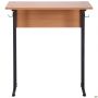 Auditorium single desk without shelf, growth group 6 (700x500x760mm), beech