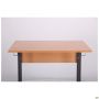 Auditorium single desk without shelf, growth group 6 (700x500x760mm), beech