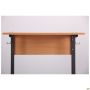 Auditorium single desk without shelf, growth group 6 (700x500x760mm), beech