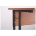 Auditorium single desk without shelf, growth group 6 (700x500x760mm), beech