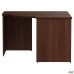 MG-201 desk (1200x1200x750mm), dark walnut