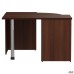 MG-201 desk (1200x1200x750mm), dark walnut