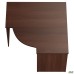 MG-201 desk (1200x1200x750mm), dark walnut