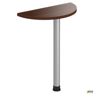 MG-301 corner add-on desk (600xR300x750mm), dark walnut