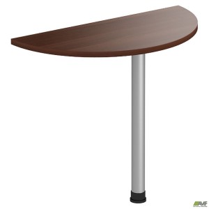 MG-303 corner add-on desk (900xR450x750mm), dark walnut