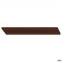 Shaped table top MG-504 (850x650/600x25mm) dark walnut