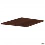 Shaped table top MG-504 (850x650/600x25mm) dark walnut