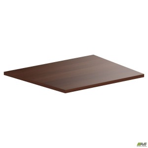Shaped table top MG-504 (850x650/600x25mm) dark walnut
