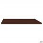 Shaped table top MG-504 (850x650/600x25mm) dark walnut