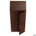 MG-912 wardrobe (806x580x2196mm), dark walnut