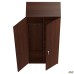 MG-935 wardrobe (806x420x2196mm), dark walnut