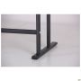 Student double desk without shelf, growth group 6 (1200x500x750mm), beech