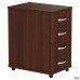 MG-418 side cabinet with central lock (430x600x750mm) dark walnut (assembled)