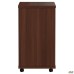 MG-418 side cabinet with central lock (430x600x750mm) dark walnut (assembled)