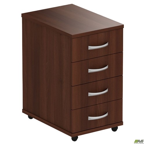 MG-418 side cabinet with central lock (430x600x750mm) dark walnut (assembled)