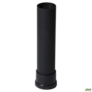 Bed frame leg, black, with fittings