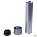 Bed frame leg, aluminum, with fittings