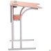 Single student desk, growth group 3, orange top