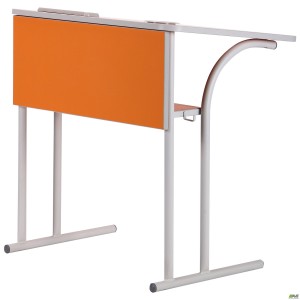Single student desk, growth group 3, orange top