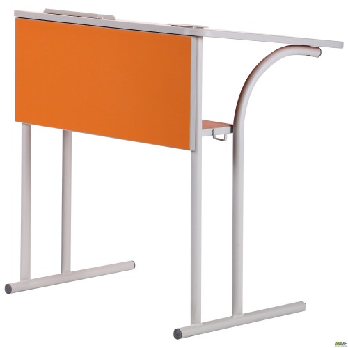 Single student desk, growth group 3, orange top