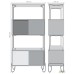 Rocky box shelving unit black graphite
