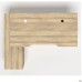 Delta DL-113L Workstation with USB 1590x1200x750 Blackwood Barley / White Frame / White-Beige Legs