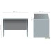 SL-102 office desk (990x600x750mm), Liberty Elm