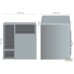 Side cabinet SL-403 (680x600x750mm) elm liberty