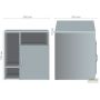Side cabinet SL-403 (680x600x750mm) elm liberty
