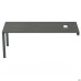 SIG-225 executive desk with M203 socket cutout (2000×800×750 mm), Blackwood Barley